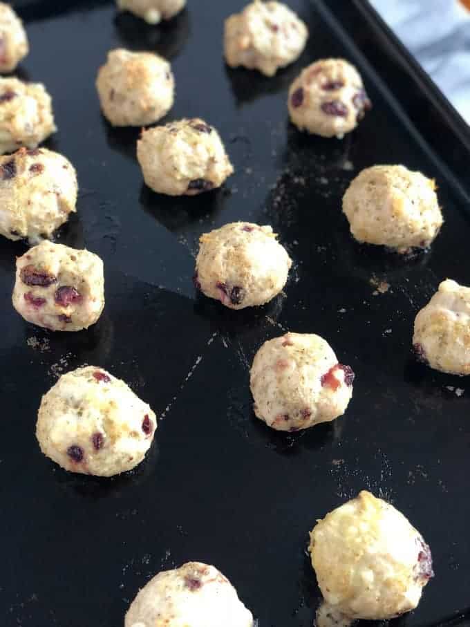 Thanksgiving turkey meatballs for weight loss surgery patients.